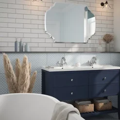 Laura Ashley Mason Pearl Gloss Brick Effect Ceramic Wall Tile, Pack Of 54, (L)245mm (W)75mm -Floors Specialty Shop laura ashley mason pearl gloss brick effect ceramic wall tile pack of 54 l 245mm w 75mm5010921662749 04i bq