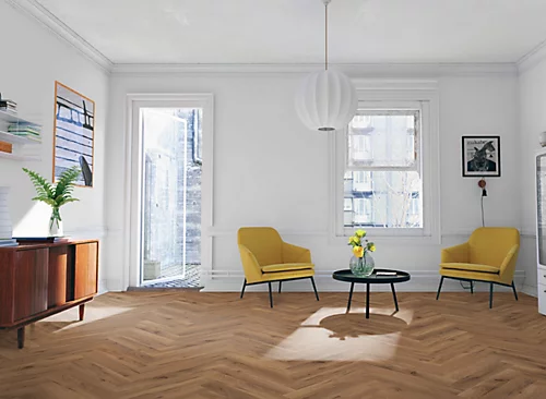 Lignum Fusion Twelve Premium Herringbone 12mm - Oak Robust Fumed - Laminate Flooring - 1.92m² Pack 4 Lignum Fusion Twelve Premium Herringbone 12mm - Oak Robust Fumed - Laminate Flooring - 1.92m² Pack - Image 2