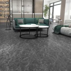 Livingandhome 24Pcs Dark Grey Square Self Adhesive Stone Effect Floor Tiles, 5m² Pack 7 Livingandhome 24Pcs Dark Grey Square Self Adhesive Stone Effect Floor Tiles, 5m² Pack -Floors Specialty Shop livingandhome 24pcs dark grey square self adhesive stone effect floor tiles 5m pack0670586480857 02c MP