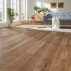 Livingandhome Set Of 36 Brown Rustic Style Wood Plank PVC Laminate Flooring, 5m² Pack -Floors Specialty Shop livingandhome set of 36 brown rustic style wood plank pvc laminate flooring 5m pack0735940231725 03c MP