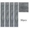 Livingandhome Set Of 36 Dark Grey Rustic Style Wood Plank PVC Laminate Flooring, 5m² Pack -Floors Specialty Shop livingandhome set of 36 dark grey rustic style wood plank pvc laminate flooring 5m pack0735940231701 01c MP