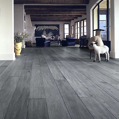 Livingandhome Set Of 36 Grey Realistic Wood Effect Self Adhesive Flooring, 5m² Pack 4 Livingandhome Set Of 36 Grey Realistic Wood Effect Self Adhesive Flooring, 5m² Pack - Image 2