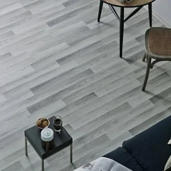 Livingandhome Set Of 36 Light Grey Realistic Wood Effect Self Adhesive Flooring, 5m² Pack -Floors Specialty Shop livingandhome set of 36 light grey realistic wood effect self adhesive flooring 5m pack0670586480789 03c MP