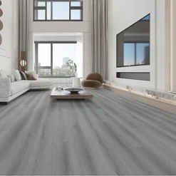 Livingandhome Set Of 36 Realistic Peel And Stick Wood Effect Self Adhesive PVC Flooring, 5m² Pack