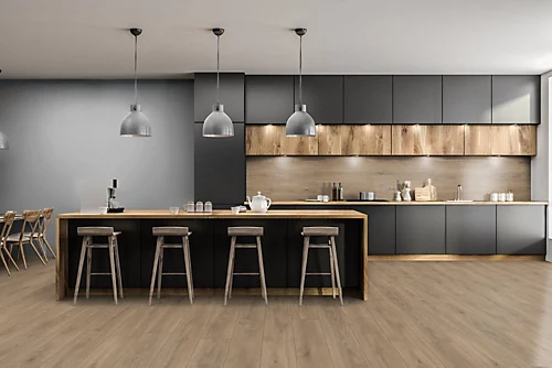 Long & Wide Plank 12mm - Natural Cashmere Oak - Laminate Flooring - 1.94m² Pack 3 Long & Wide Plank 12mm - Natural Cashmere Oak - Laminate Flooring - 1.94m² Pack