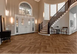 Luvanto Click Herringbone Priory Oak LVT Luxury Vinyl Flooring 2.13m²/pack