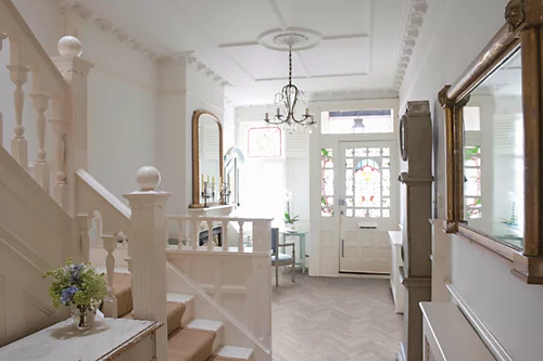 Luvanto Click Herringbone Washed Grey Oak LVT Luxury Vinyl Flooring 2.13m²/pack 3 Luvanto Click Herringbone Washed Grey Oak LVT Luxury Vinyl Flooring 2.13m²/pack