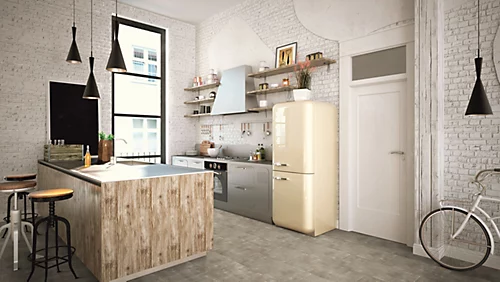 Luvanto Design Weathered Concrete LVT Luxury Vinyl Flooring 3.34m²/pack 3 Luvanto Design Weathered Concrete LVT Luxury Vinyl Flooring 3.34m²/pack