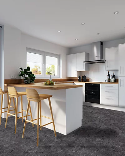 Luvanto Endure Pro Silver Slate SPC LVT Luxury Vinyl Flooring 1.86m²/pack 3 Luvanto Endure Pro Silver Slate SPC LVT Luxury Vinyl Flooring 1.86m²/pack