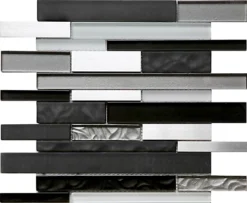 Palermio Brown Aluminium & Glass Mosaic Tile, (L)298mm (W)294mm -Floors Specialty Shop palermio brown aluminium glass mosaic tile l 298mm w 294mm3663602994220 01bq