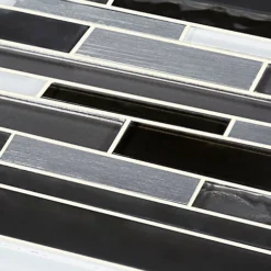 Palermio Brown Aluminium & Glass Mosaic Tile, (L)298mm (W)294mm -Floors Specialty Shop palermio brown aluminium glass mosaic tile l 298mm w 294mm3663602994220 02bq