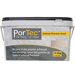 PorTec Porcelain Grout - Ivory Grey 12.5kg
