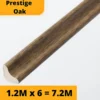 Prestige Oak Laminate Beading Scotia Edge Trim - 1.2M X 6 Total 7.2 Meters -Floors Specialty Shop prestige oak laminate beading scotia edge trim 1 2m x 6 total 7 2 meters5060227652340 01c MP