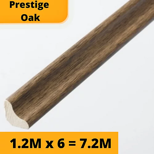 Prestige Oak Laminate Beading Scotia Edge Trim - 1.2M X 6 Total 7.2 Meters 3 Prestige Oak Laminate Beading Scotia Edge Trim - 1.2M X 6 Total 7.2 Meters