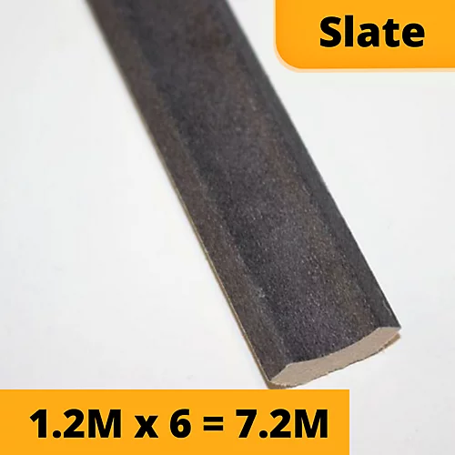 Slate Laminate Beading Scotia Edge Trim Black Charcoal - 1.2M X 6 Total 7.2 Meters 3 Slate Laminate Beading Scotia Edge Trim Black Charcoal - 1.2M X 6 Total 7.2 Meters