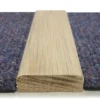 Solid Oak Carpet To Carpet Threshold - Unfinished - 2.7m Length -Floors Specialty Shop solid oak carpet to carpet threshold unfinished 2 7m length5061006209977 01c MP