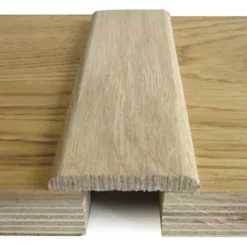 Solid Oak Flat Strip - Unfinished - 43mm - 2.7m Length