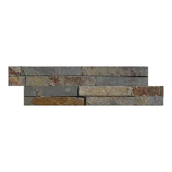Splitface Multicolour Matt Patterned Natural Stone Wall Tile, Pack Of 12, (L)400mm (W)100mm -Floors Specialty Shop splitface multicolour matt patterned natural stone wall tile pack of 12 l 400mm w 100mm5907762311175 02c