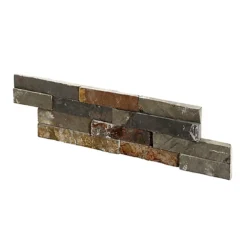 Splitface Multicolour Matt Patterned Natural Stone Wall Tile, Pack Of 12, (L)400mm (W)100mm -Floors Specialty Shop splitface multicolour matt patterned natural stone wall tile pack of 12 l 400mm w 100mm5907762311175 03c BQ