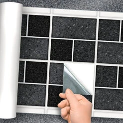 Stick And Go 8 Tile Stickers : Black Granite - To Stick Over 15cm X 15cm (6x6) Tiles Peel Off The StickerRoll - Apply On Tiles 8 Stick And Go 8 Tile Stickers : Black Granite - To Stick Over 15cm X 15cm (6x6) Tiles Peel Off The StickerRoll - Apply On Tiles -Floors Specialty Shop stick and go 8 tile stickers black granite to stick over 15cm x 15cm 6x6 tiles peel off the stickerroll apply on tiles5060300426462 03c MP