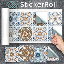 Stick And Go 8 Tile Stickers : Hexagon Geo - To Stick Over 15cm X 15cm (6x6) Tiles Peel Off The StickerRoll - Apply On Tiles 9 Stick And Go 8 Tile Stickers : Hexagon Geo - To Stick Over 15cm X 15cm (6x6) Tiles Peel Off The StickerRoll - Apply On Tiles -Floors Specialty Shop stick and go 8 tile stickers hexagon geo to stick over 15cm x 15cm 6x6 tiles peel off the stickerroll apply on tiles5060300426363 04c MP