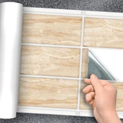 Stick And Go 9 Tile Stickers : Sahara - To Stick Over 20cm X 10cm (8x4) Tiles Peel Off The StickerRoll - Apply On Tiles 8 Stick And Go 9 Tile Stickers : Sahara - To Stick Over 20cm X 10cm (8x4) Tiles Peel Off The StickerRoll - Apply On Tiles -Floors Specialty Shop stick and go 9 tile stickers sahara to stick over 20cm x 10cm 8x4 tiles peel off the stickerroll apply on tiles5060300426615 03c MP