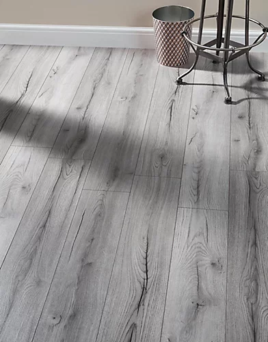 Swiss Krono Advanced - Century Oak Grey 8mm Laminate Flooring. 2.13m² Pack 3 Swiss Krono Advanced - Century Oak Grey 8mm Laminate Flooring. 2.13m² Pack