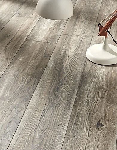 Swiss Krono Villa - Harbour Oak Grey 12mm Laminate Flooring. 1.29m² Pack 4 Swiss Krono Villa - Harbour Oak Grey 12mm Laminate Flooring. 1.29m² Pack - Image 2