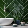Top Ceramics Green Gloss Metro Ceramic Wall Tile (L)300mm X (W)75mm Each Box 0.72sqm -Floors Specialty Shop top ceramics green gloss metro ceramic wall tile l 300mm x w 75mm each box 0 72sqm8435400358291 01c MP