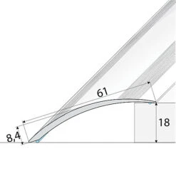 Value 5 Pack A49 61mm Anodised Aluminium Self Adhesive Door Threshold Ramp Profile Gold 1m 6 Value 5 Pack A49 61mm Anodised Aluminium Self Adhesive Door Threshold Ramp Profile Gold 1m -Floors Specialty Shop value 5 pack a49 61mm anodised aluminium self adhesive door threshold ramp profile gold 1m5056691371894 02c MP