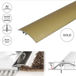 Value 5 Pack A65 50mm Anodised Aluminium Door Threshold Strip Gold 0.93m 7 Value 5 Pack A65 50mm Anodised Aluminium Door Threshold Strip Gold 0.93m -Floors Specialty Shop value 5 pack a65 50mm anodised aluminium door threshold strip gold 0 93m5056691371948 03c MP