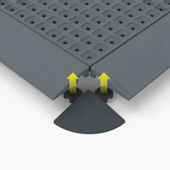 Versoflor Graphite Grey Tile Corner (L)85mm (T)15mm, Pack Of 4 -Floors Specialty Shop versoflor graphite grey tile corner l 85mm t 15mm pack of 40712395998342 03c