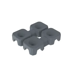 Versoflor Grey Tile Connector (L)35mm (W)37mm (T)10mm, Pack Of 10