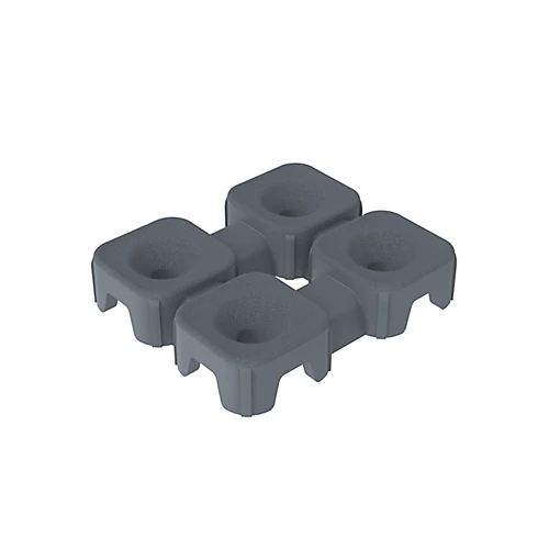 Versoflor Grey Tile Connector (L)35mm (W)37mm (T)10mm, Pack Of 10 3 Versoflor Grey Tile Connector (L)35mm (W)37mm (T)10mm, Pack Of 10