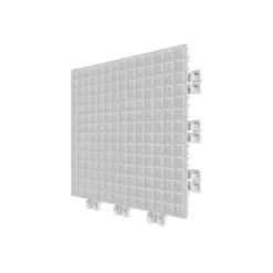 Versoflor Taskflor Telegrey Interlocking Floor Tile 1m², Pack Of 9