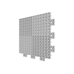 Versoflor Upflor Telegrey Interlocking Floor Tile 1m², Pack Of 9