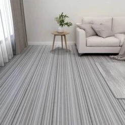 VidaXL 20x Self-adhesive Flooring Planks PVC Light Grey Carpet Laminate Floor