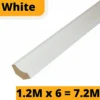 White Laminate Beading Scotia Edge Trim - 1.2M X 6 Total 7.2 Meters 2 White Laminate Beading Scotia Edge Trim - 1.2M X 6 Total 7.2 Meters -Floors Specialty Shop white laminate beading scotia edge trim 1 2m x 6 total 7 2 meters5060227652401 01c MP