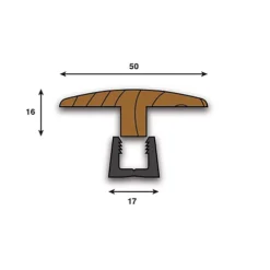 Woodline WT18 Twin Door Bar 900mm - Unfinished Oak -Floors Specialty Shop woodline wt18 twin door bar 900mm unfinished oak5032225069673 09c MP